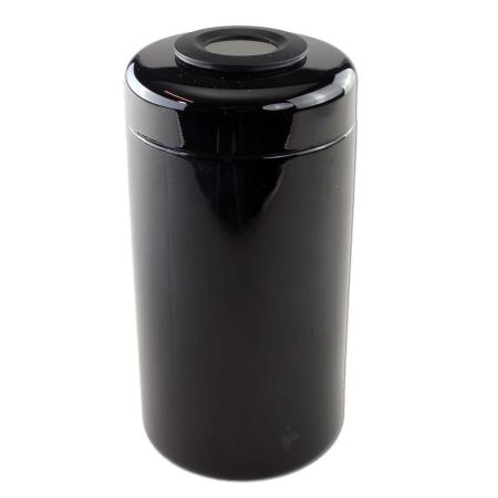 Violettglas Curing-Dose mit integriertem Thermo-Hygrometer (120ml)